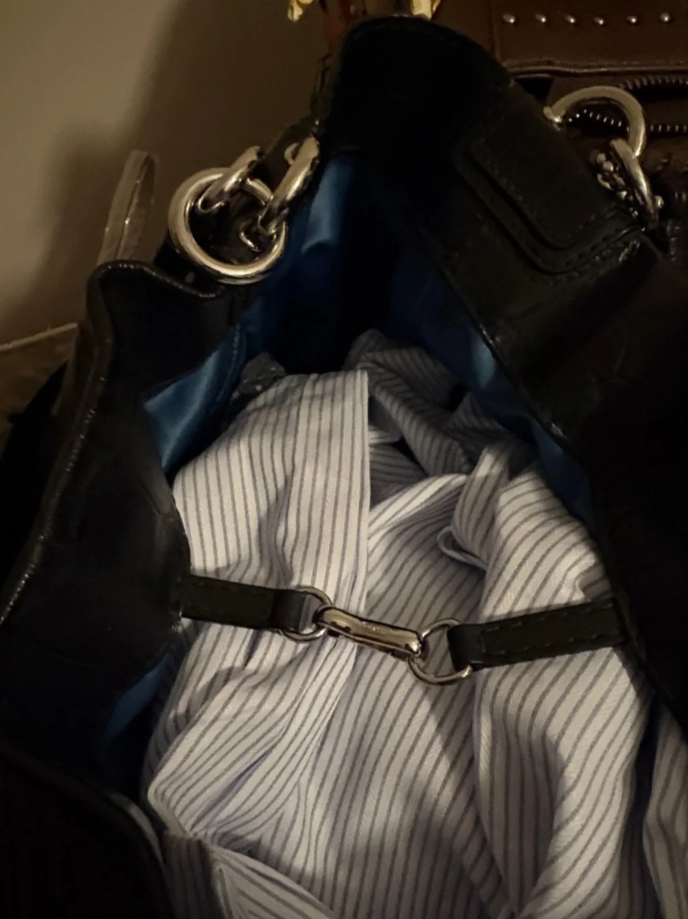 Coach Black Leather Hobo Bag J0971-14509 - Picture 13 of 13